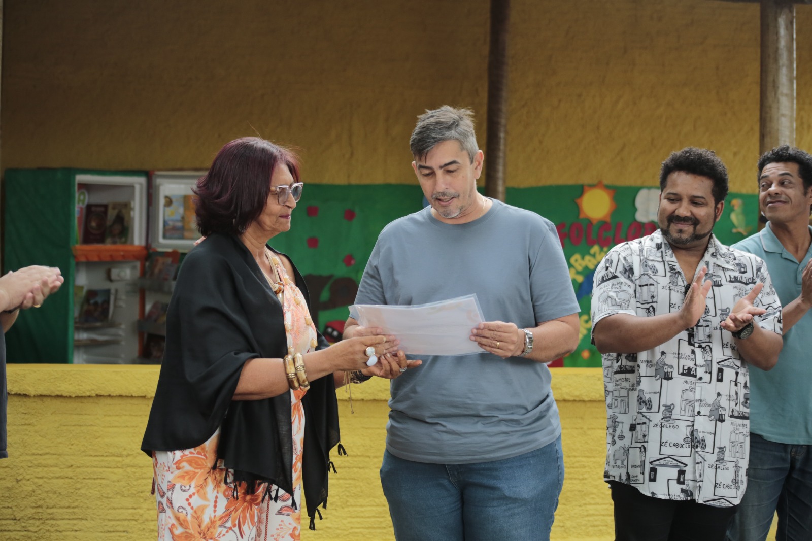 Ponto de Cultura Projeto Carroça Literária é inaugurado com foco em leitura, arte e memória local